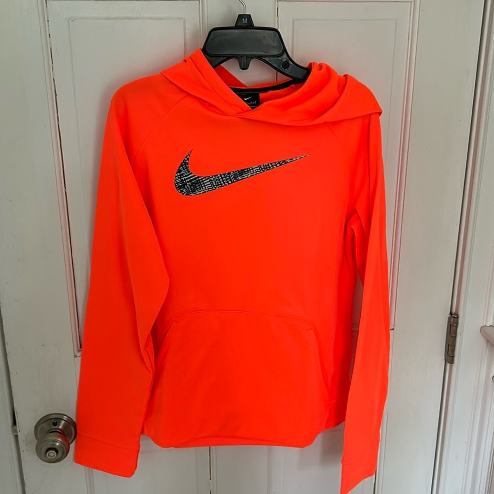 Nike brand new never worn youth sweatshirt bright orange